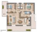 Ref. 5104 B – Chiavari on the first hill in via Rialto – Penthouse with full sea view on the Gulf of Tigullio – Under construction in a small elegant