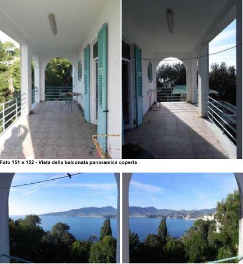Ref. 5777 – Zoagli – Detached villa on the most pristine cliff of the Tigullio Gulf, with private access to the sea – One of a kind and overlooking th