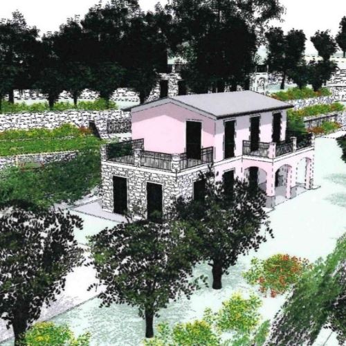 Ref. 4558 – Chiavari Villa with Sea View in the Rialto area – First hill of Leivi – 2 km from the center – Villa under construction of 230 sq m commer