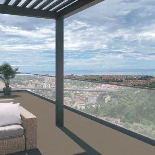 Ref. 5104 B – Chiavari on the first hill in via Rialto – Penthouse with full sea view on the Gulf of Tigullio – Under construction in a small elegant