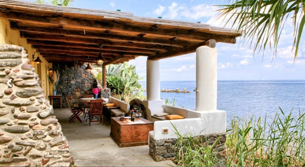 Two Seafront Homes with Private Land, Salina
