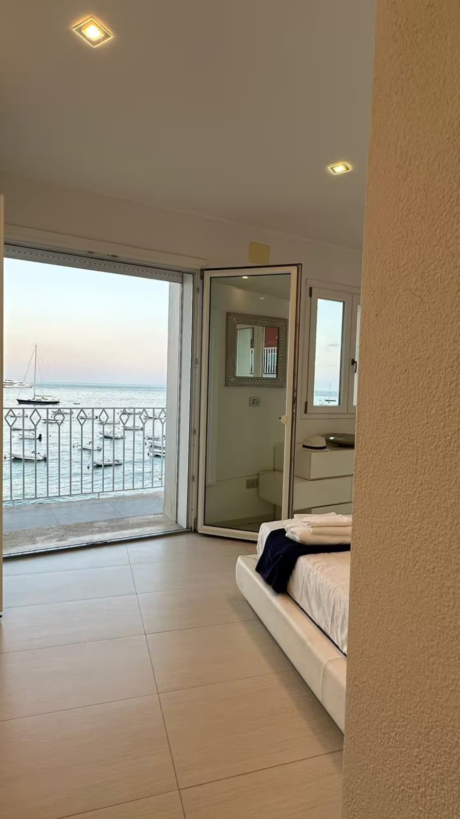 Seafront Villa with Private Beach Access, Taormina