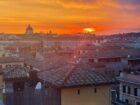 Rome historic centre: renovated penthouse with two panoramic terraces
