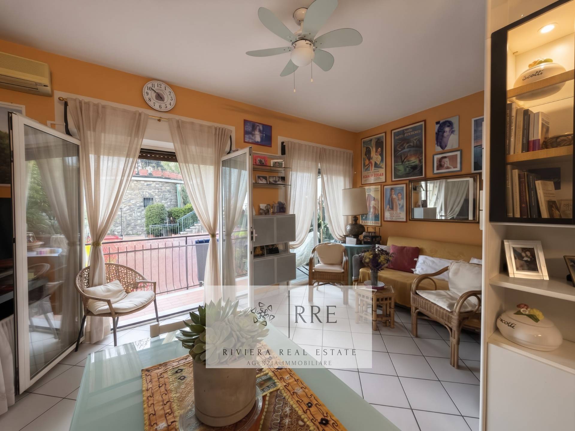 Charming two-room flat with seand an exclusive 50m² sun terrace ina views  Cervo, Liguria, Italy