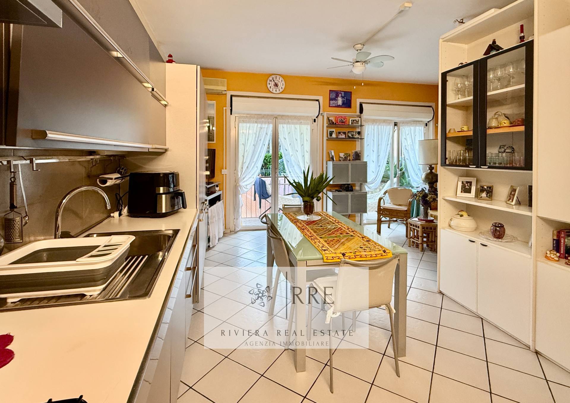 Charming two-room flat with seand an exclusive 50m² sun terrace ina views  Cervo, Liguria, Italy