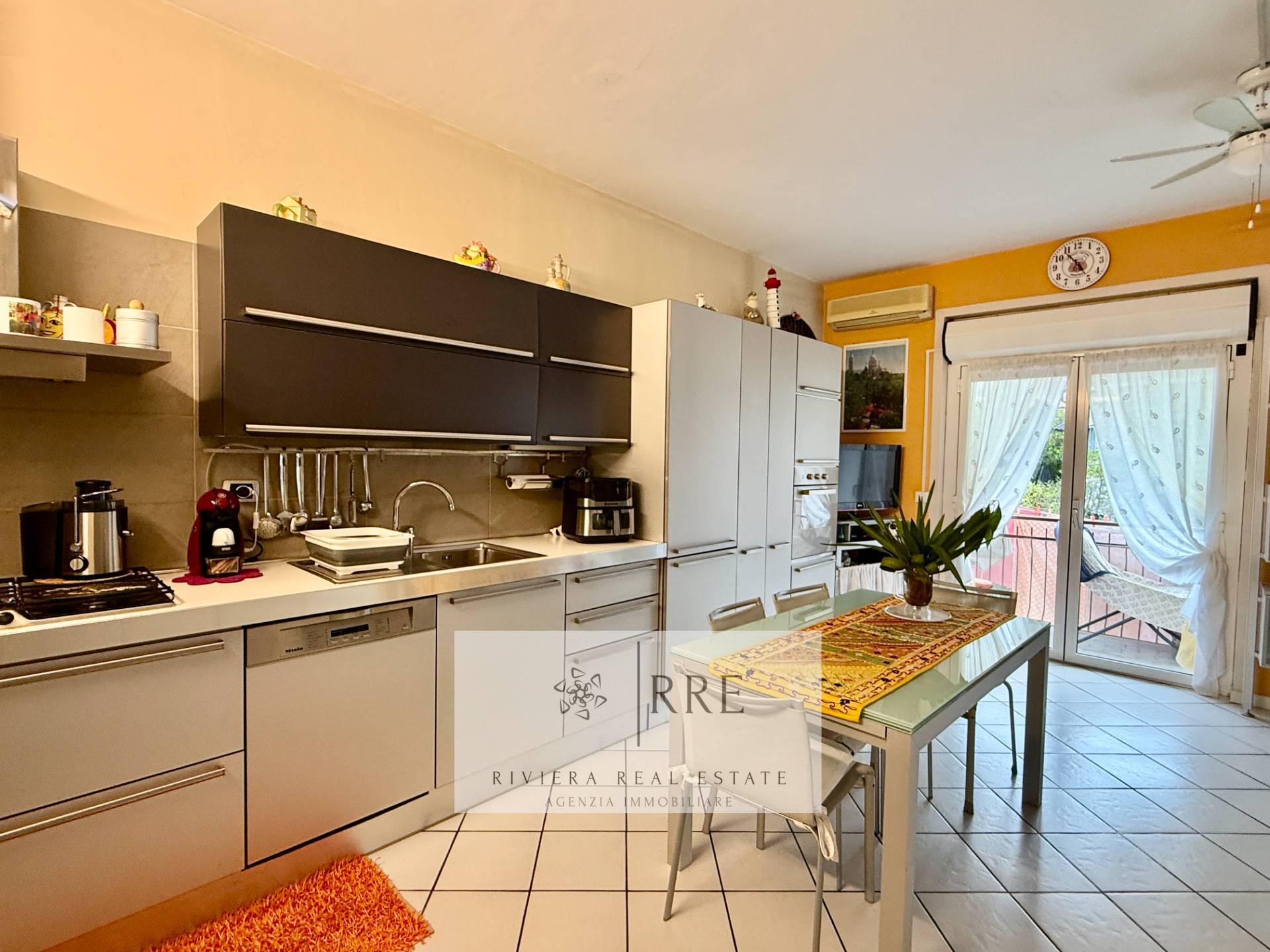 Charming two-room flat with seand an exclusive 50m² sun terrace ina views  Cervo, Liguria, Italy