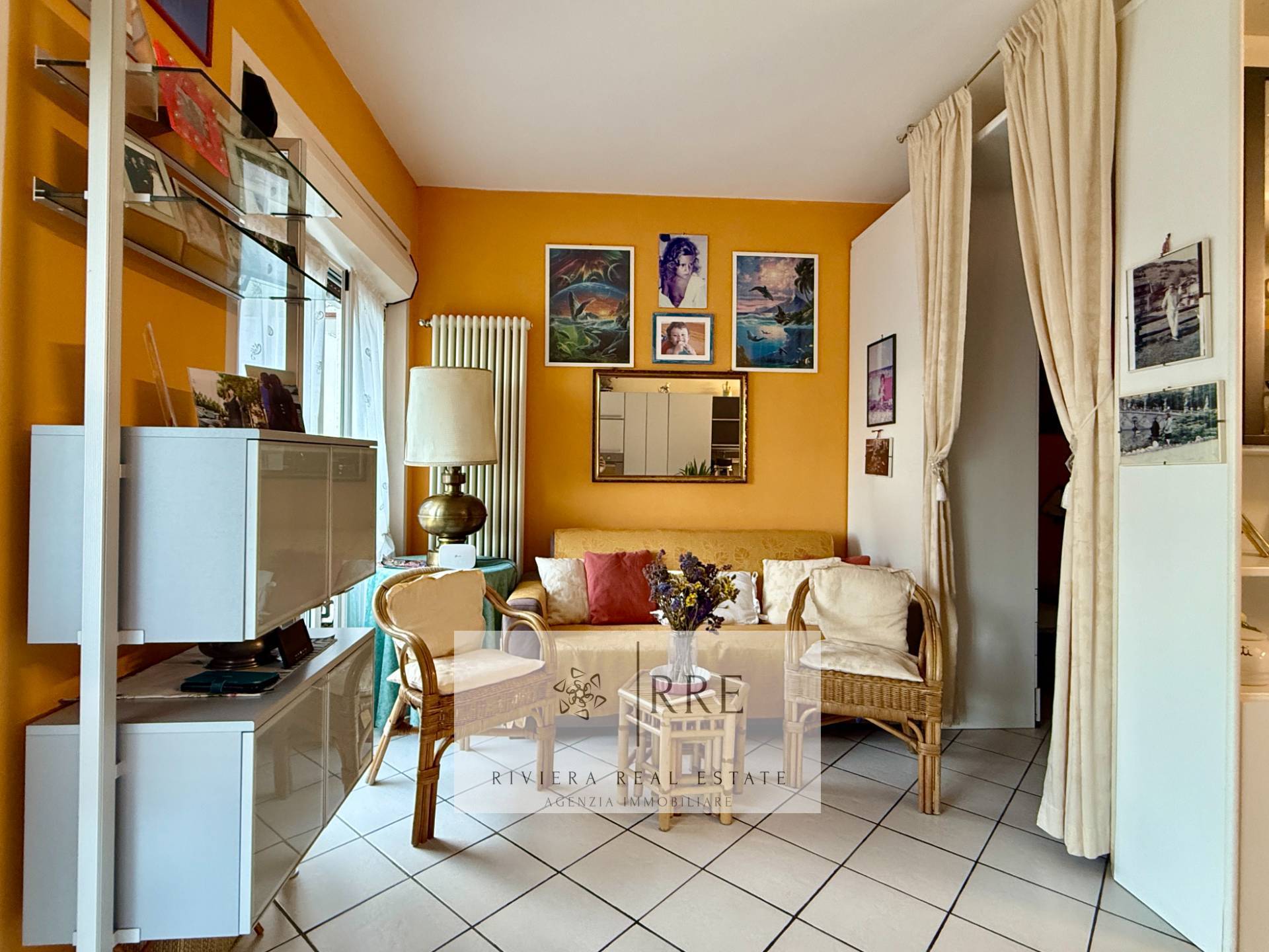 Charming two-room flat with seand an exclusive 50m² sun terrace ina views  Cervo, Liguria, Italy