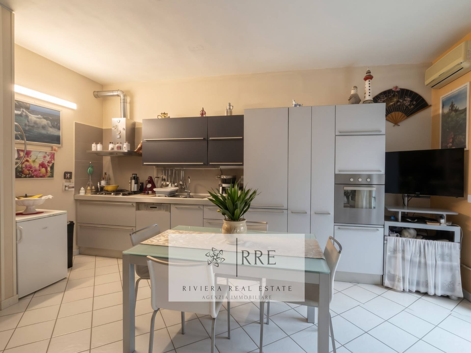 Charming two-room flat with seand an exclusive 50m² sun terrace ina views  Cervo, Liguria, Italy