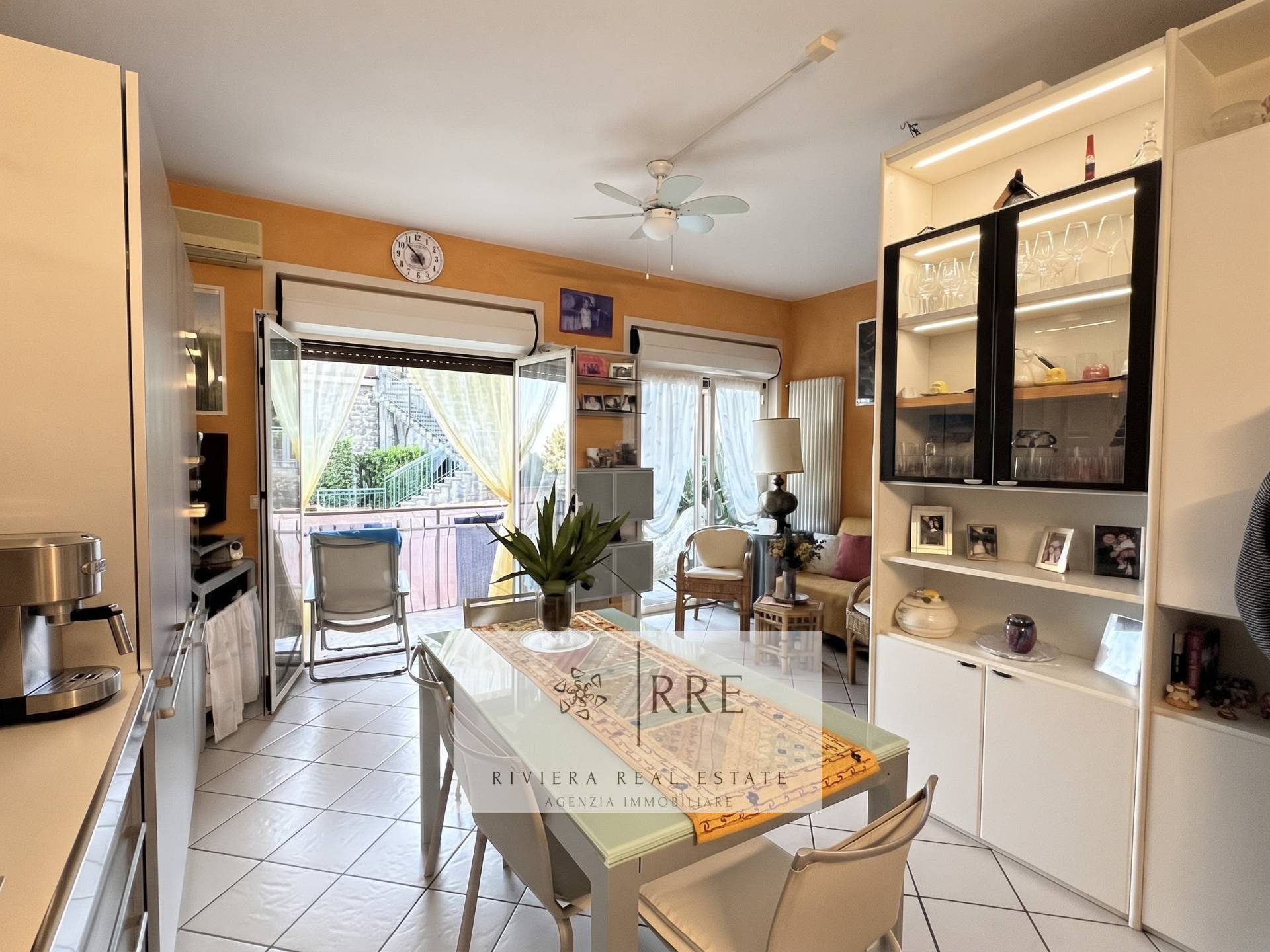 Charming two-room flat with seand an exclusive 50m² sun terrace ina views  Cervo, Liguria, Italy