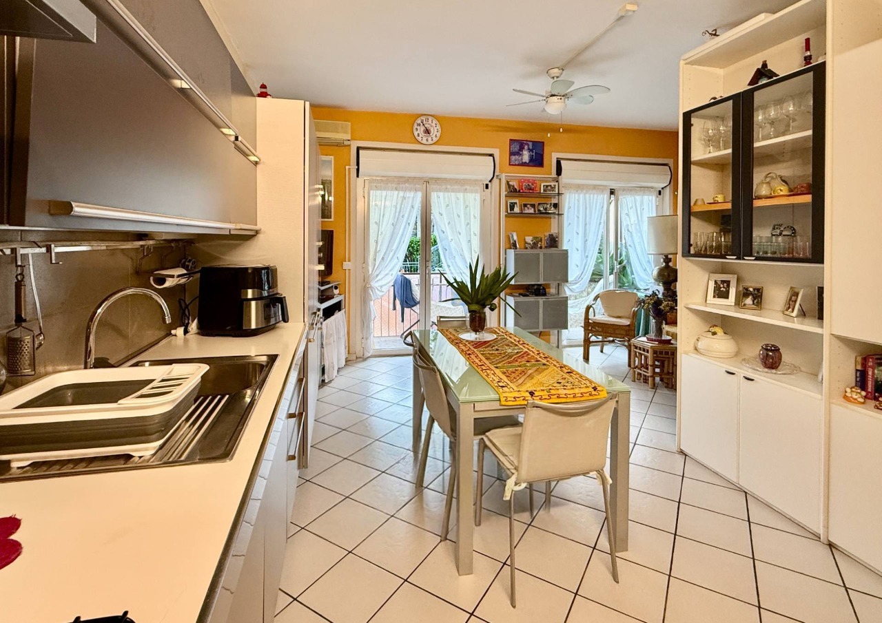 Charming two-room flat with seand an exclusive 50m² sun terrace ina views  Cervo, Liguria, Italy