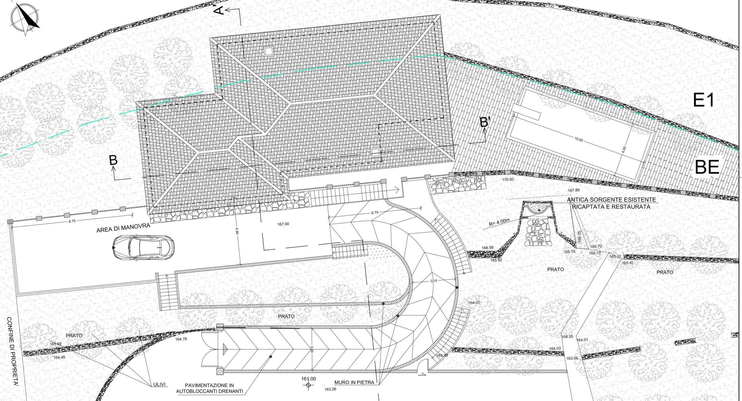 Chiavari – Rialto – Detached villa on the first hill – Complete sea view of the entire Gulf of Tigullio – Two hundred and seventy square meters immer