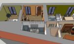 Rif. 5001 – Cogorno – a pochi minuti da Lavagna – Vista mare – Rustico con progetto approvato di ristrutturazione in tre appartamenti per un totale di